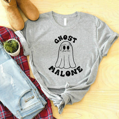 Ghost Malone Shirt, Funny Ghost Shirt, Cute Halloween Shirt, Halloween Gift, Holiday Shirt, Halloween Costume, Fall Shirt, Spooky Season - Image 3