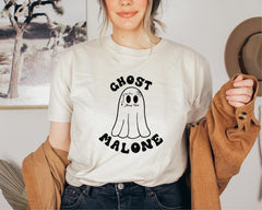 Ghost Malone Shirt, Funny Ghost Shirt, Cute Halloween Shirt, Halloween Gift, Holiday Shirt, Halloween Costume, Fall Shirt, Spooky Season - Image 2