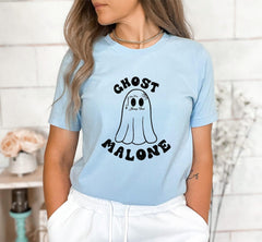 Ghost Malone Shirt, Funny Ghost Shirt, Cute Halloween Shirt, Halloween Gift, Holiday Shirt, Halloween Costume, Fall Shirt, Spooky Season - Image 5