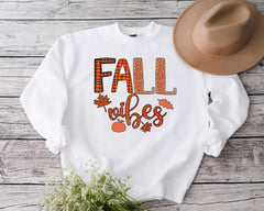 Thanksgiving Sweatshirt Fall Vibes Shirt, Plaid Pattern Fall Outfit, Boys Thanksgiving Gift for Him, Cozy Autumn Leaves Pumpkin Sweatshirt - Image 8