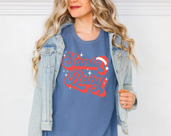 Comfort Colors® Santa Baby Shirt, Cute Christmas Tee Women, Retro Holiday Graphic Shirt, Funny Xmas Shirt, Festive Holiday Outfit - Image 7