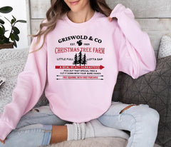 Griswold & Co Christmas Tree Farm Sweatshirt, Retro Holiday Sweatshirt, Family Xmas Movie Sweatshirt, Funny Christmas Vacation Crewneck - Image 7