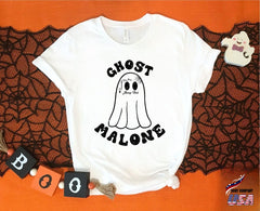 Ghost Malone Shirt, Funny Ghost Shirt, Cute Halloween Shirt, Halloween Gift, Holiday Shirt, Halloween Costume, Fall Shirt, Spooky Season